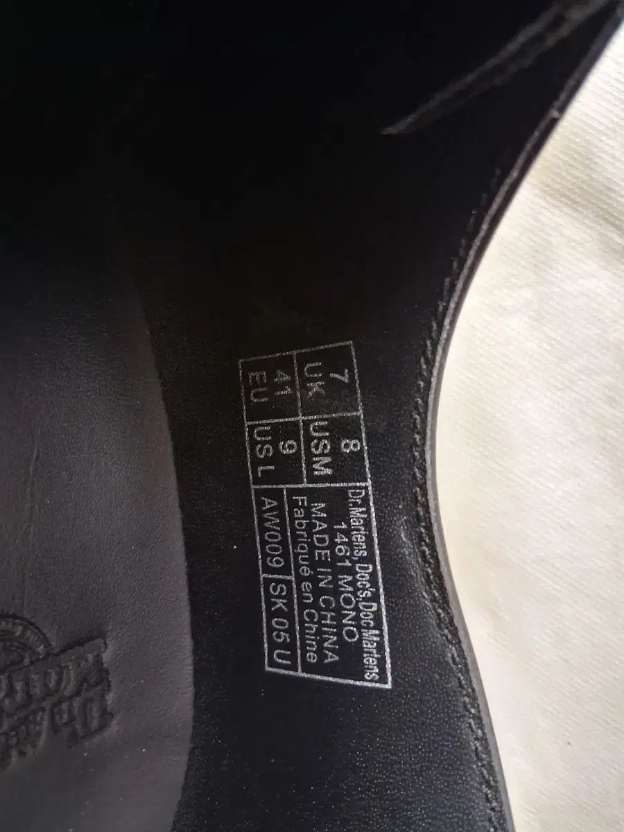 ドクターマーチン Dr Martain ブラック オリジナル 260