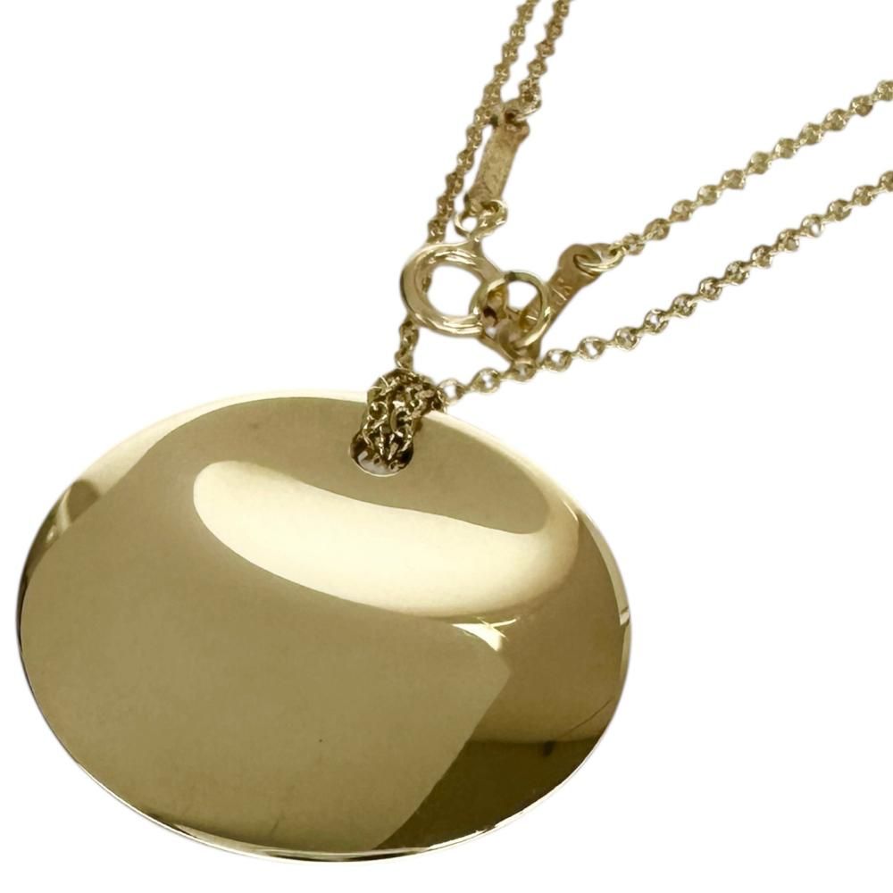 TIFFANY-Co.|ティファニー ペレッティ サークル ネックレス K 18ゴールド 18金 6.7 g 39 cm レディース BL