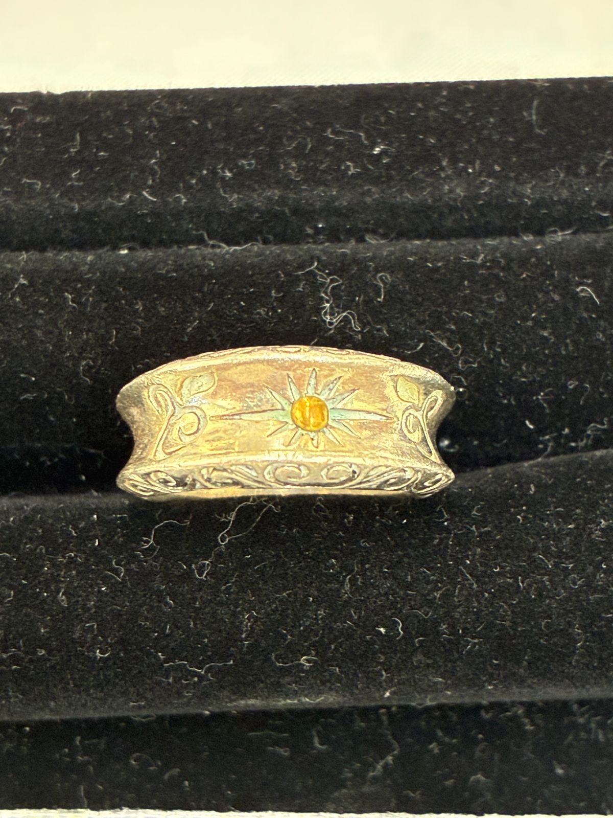 N 品 メンズ SV 925 シルバー デザイン リング 2点セット 太陽 サン 彫刻 アリゾナ アラベスク