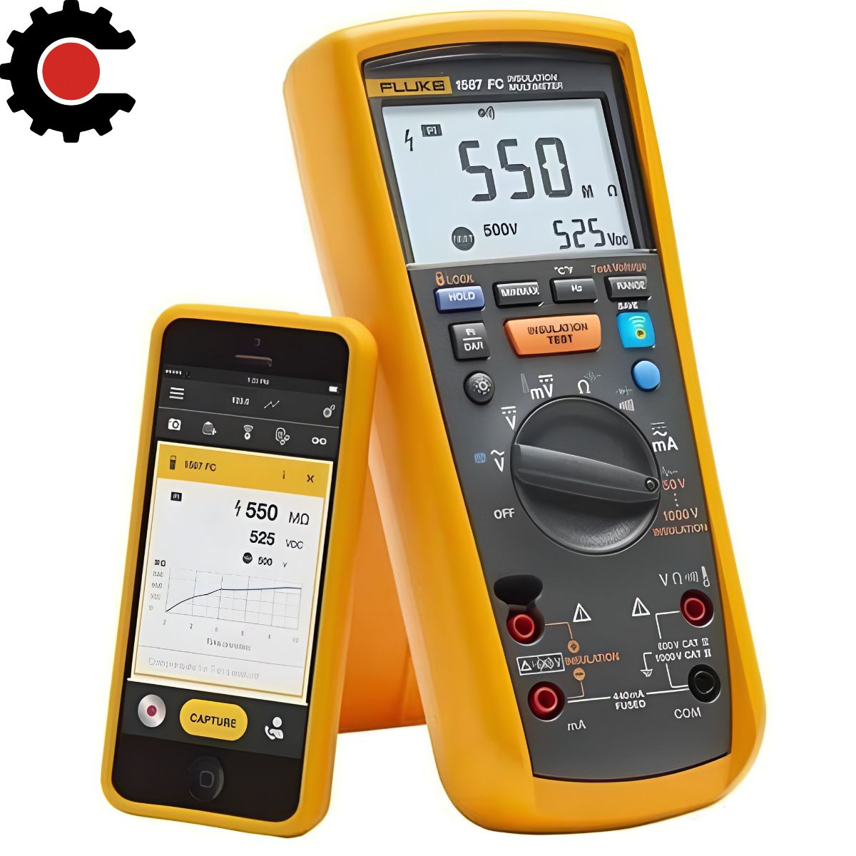 Fluke 1587 FC デジタル絶縁マルチメーター