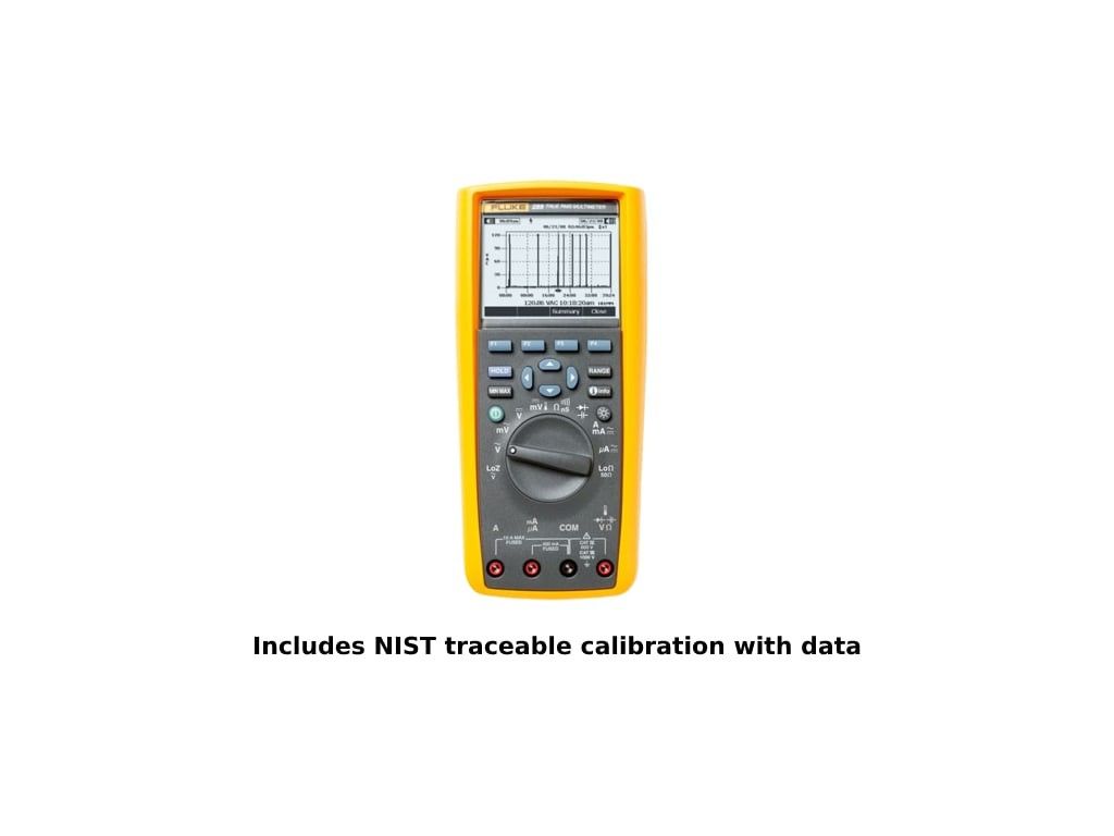 Fluke 289 CAL - True RMSデータロギングマルチメーターTrendCapture 付属