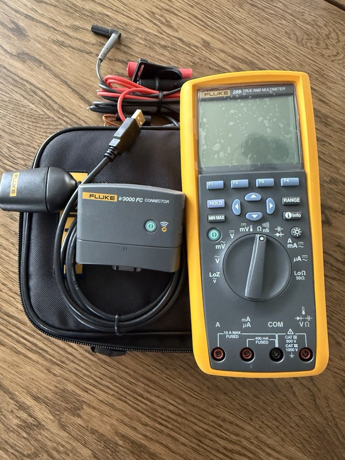Fluke 289|FVF|IR 3000 289 マルチメーター ソフトウェアおよびワイヤレス接続キット