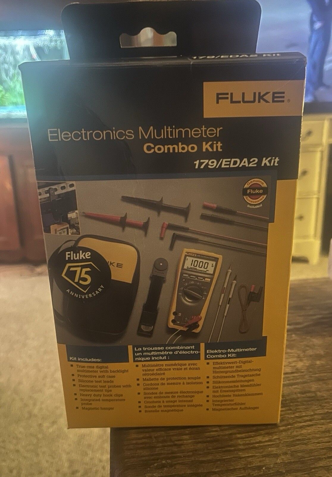 Fluke 179 EDA 2 ハンドヘルド デジタル マルチメーター コンボ キット ***