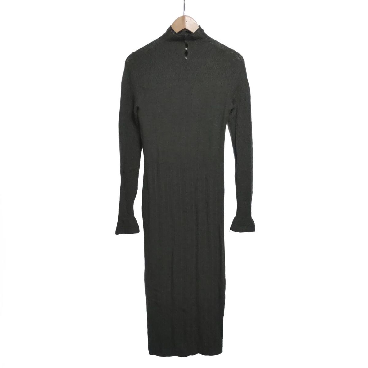 POLObyRalphLauren ポロラルフローレン ワンピース サイズS|P S レディース - カーキ ハイネック|長袖|ロング|ニット