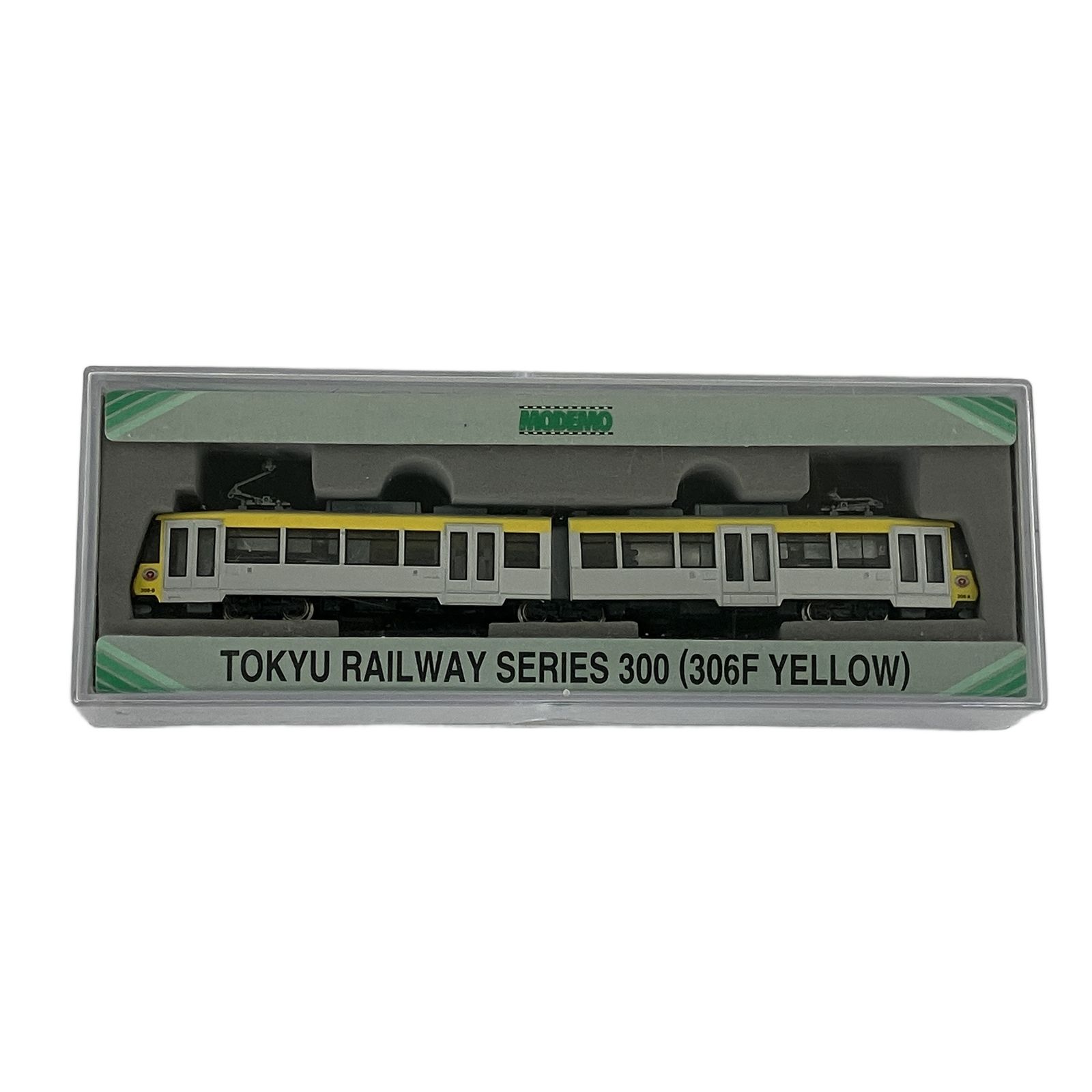 MODEMO NT17 東急 300系 306F イエロー 2両セット 鉄道模型 N 中古