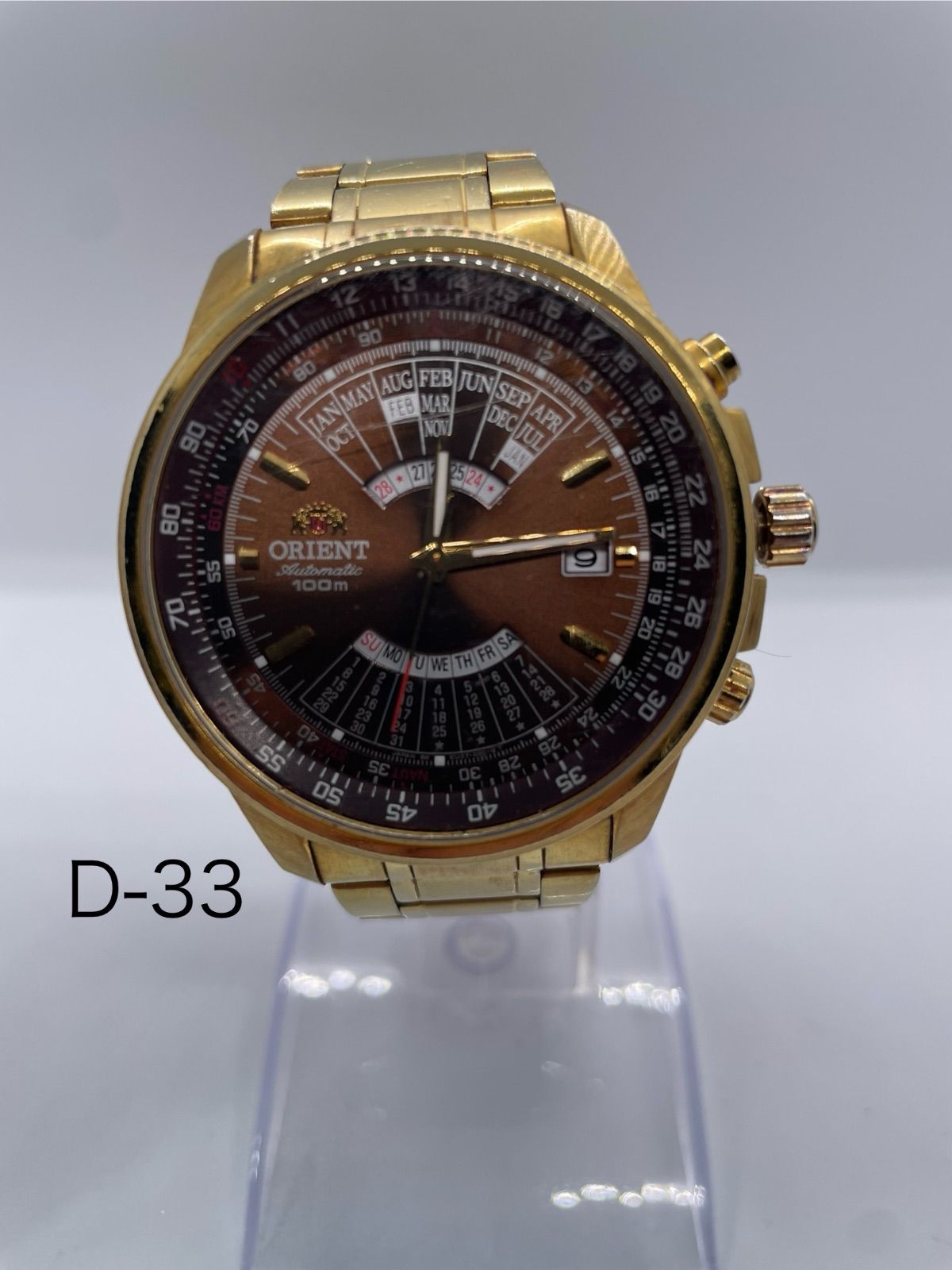 ジャンク扱い オリエント ORIENT 金色時計