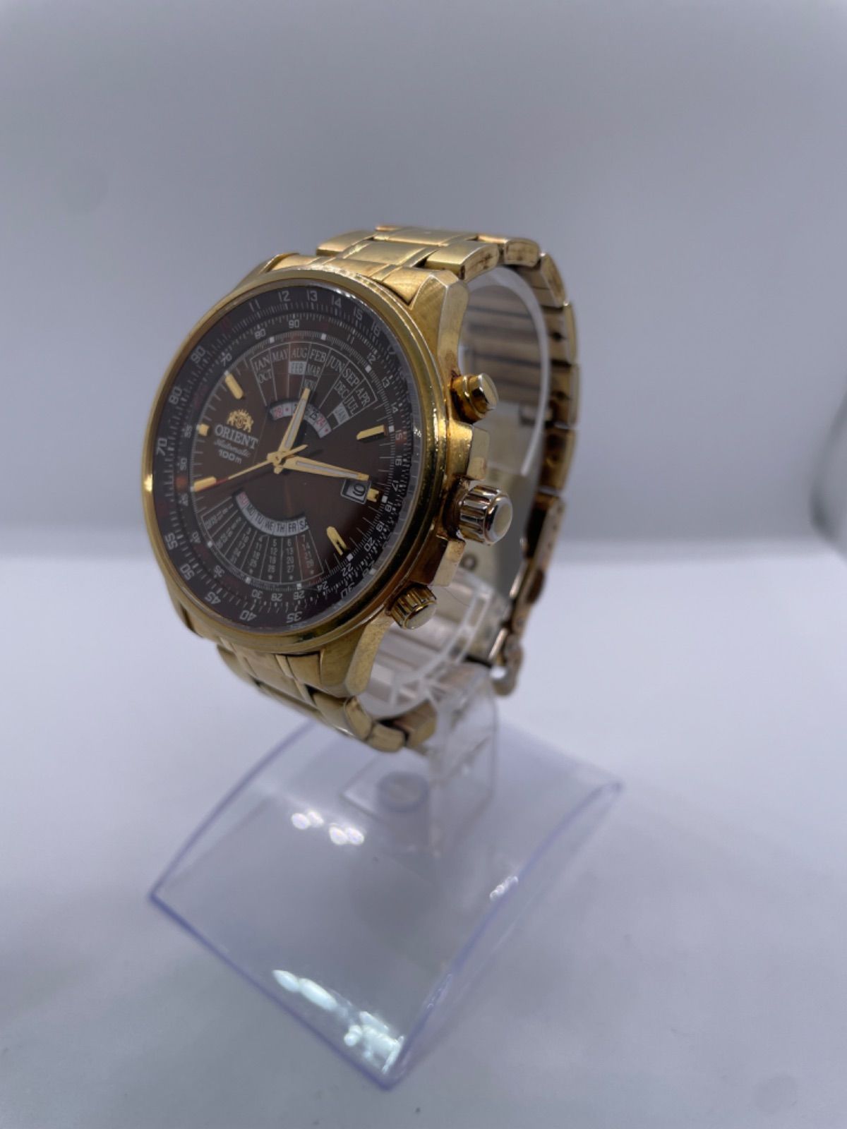 扱い オリエント ORIENT 金色時計