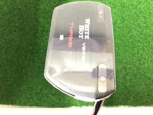 オデッセイ WHITE HOT VERSA THREE T 34インチ パター PT スチール フレックスその他 メンズ 男性用 右利き 右用 Aランク ゴルフクラブ
