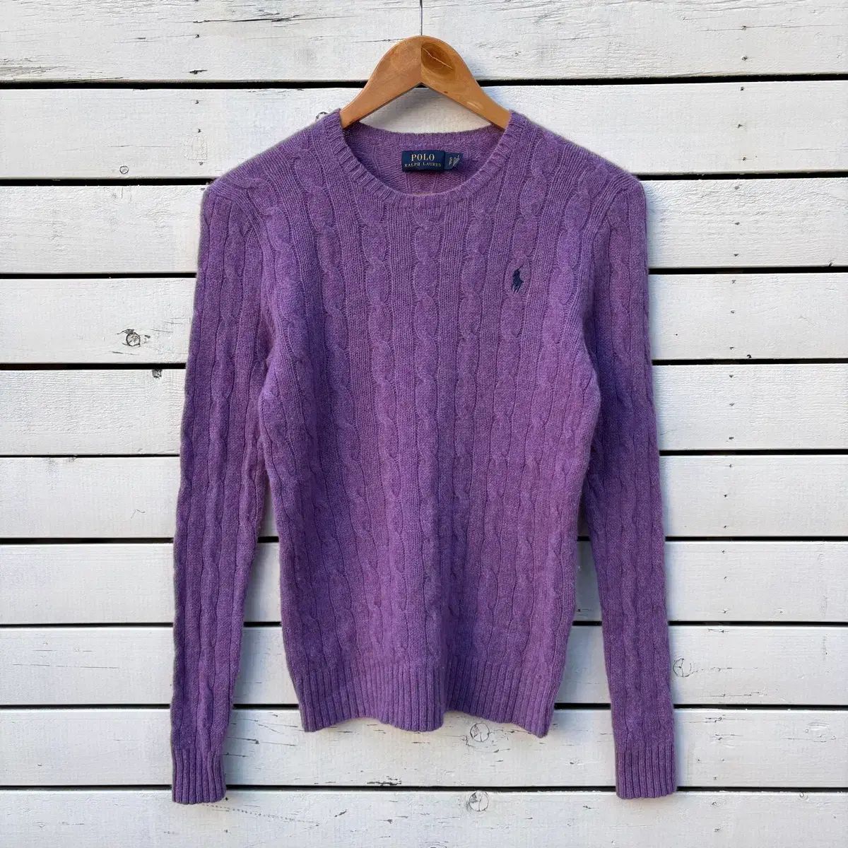 Polo ポロ ウール カシミア ケーブル ケーブル編み ニット