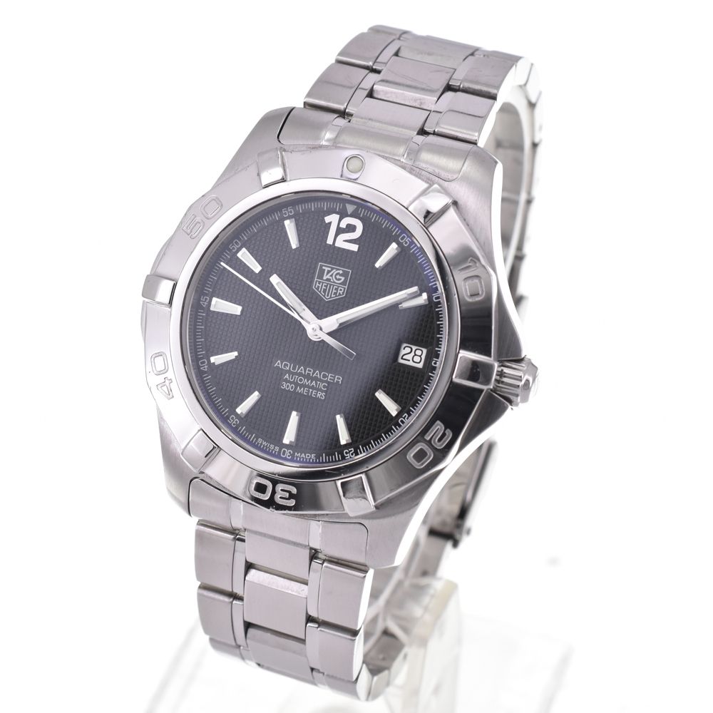 タグホイヤー TAG HEUER WAF 2110 アクアレーサー デイト 300 M 自動巻き メンズ G 144777