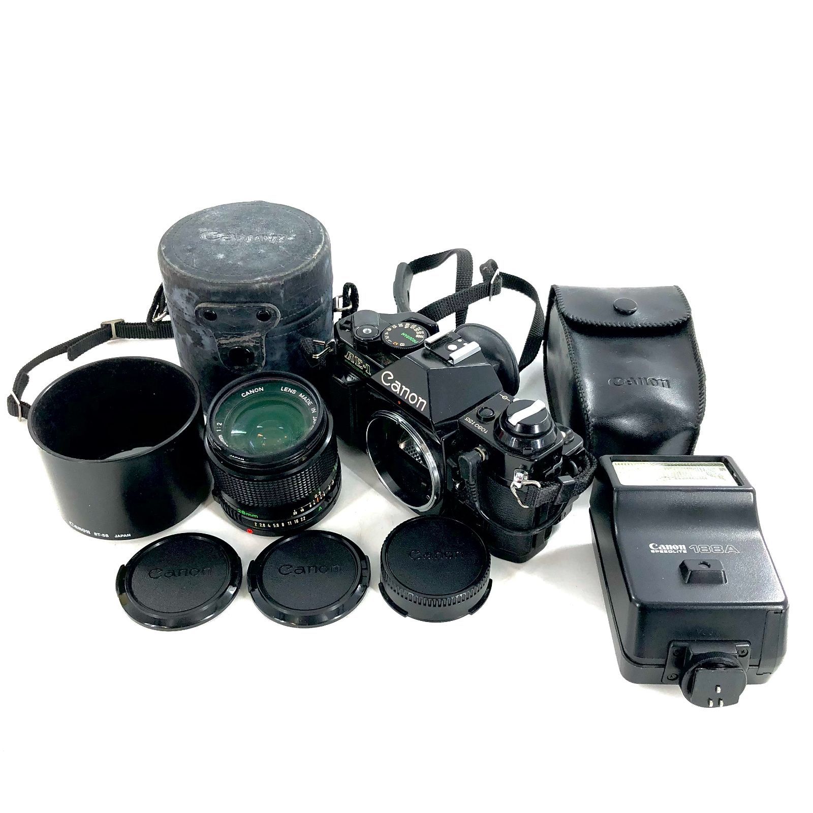 CANON キヤノン AE-1 PROGRAM レンズ FD28mm 1:2 ブラック 一眼