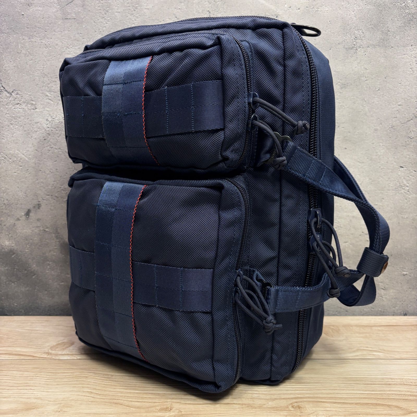 ✨BEAMS PLUS 別注 BRIEFING ブリーフィング 3WAY バッグ ネイビー 
