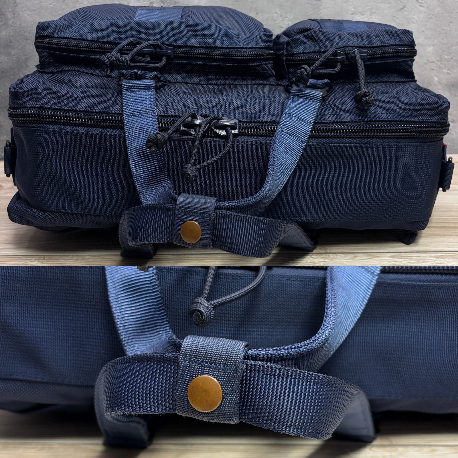 ✨BEAMS PLUS 別注 BRIEFING ブリーフィング 3WAY バッグ ネイビー 