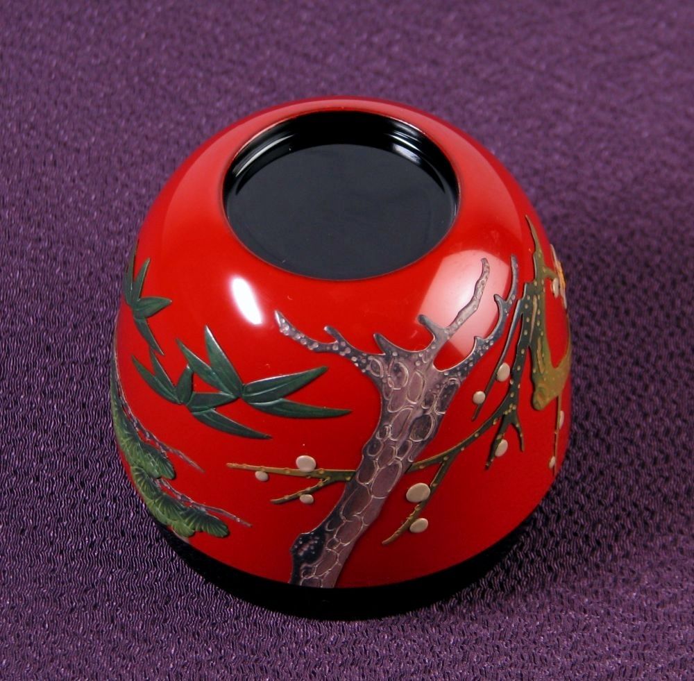 993 茶道具　ベンボウ　紅房　　琉球　朱棗　未使用 琉球漆器 紅房(べんぼう) 中棗 共箱 極美品 茶道具/26a015 - メルカリ