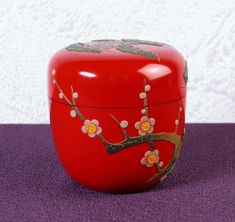琉球漆器 紅房(べんぼう) 中棗 共箱 極美品 茶道具/26a015 - メルカリ