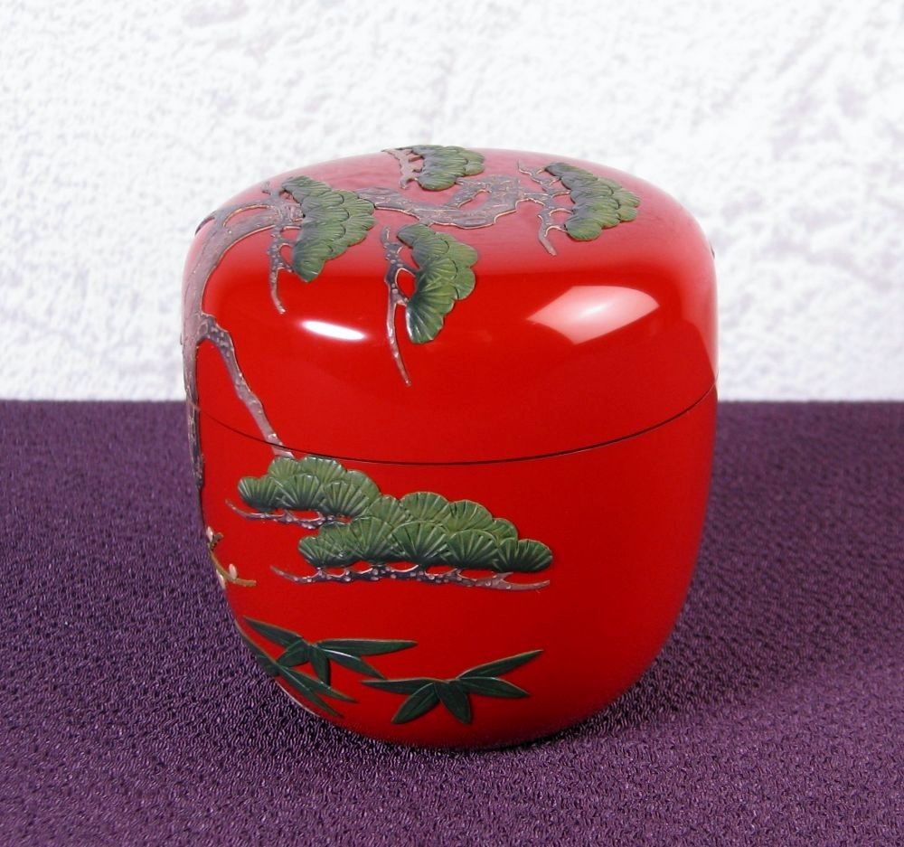 【新品・未使用】べんぼう(紅房) 琉球漆器　大きめ漆器 琉球漆器 紅房(べんぼう) 中棗 共箱 極美品 茶道具/26a015 - メルカリ