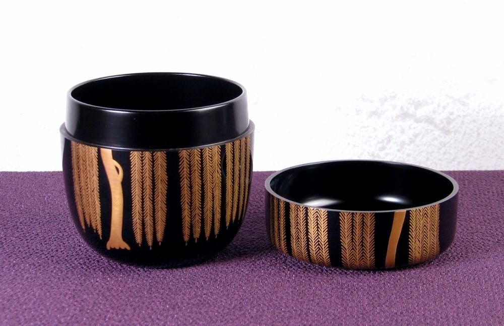 吉田祥雲作 柳蒔絵 中棗 共箱 極美品 茶道具/26a016 - メルカリ