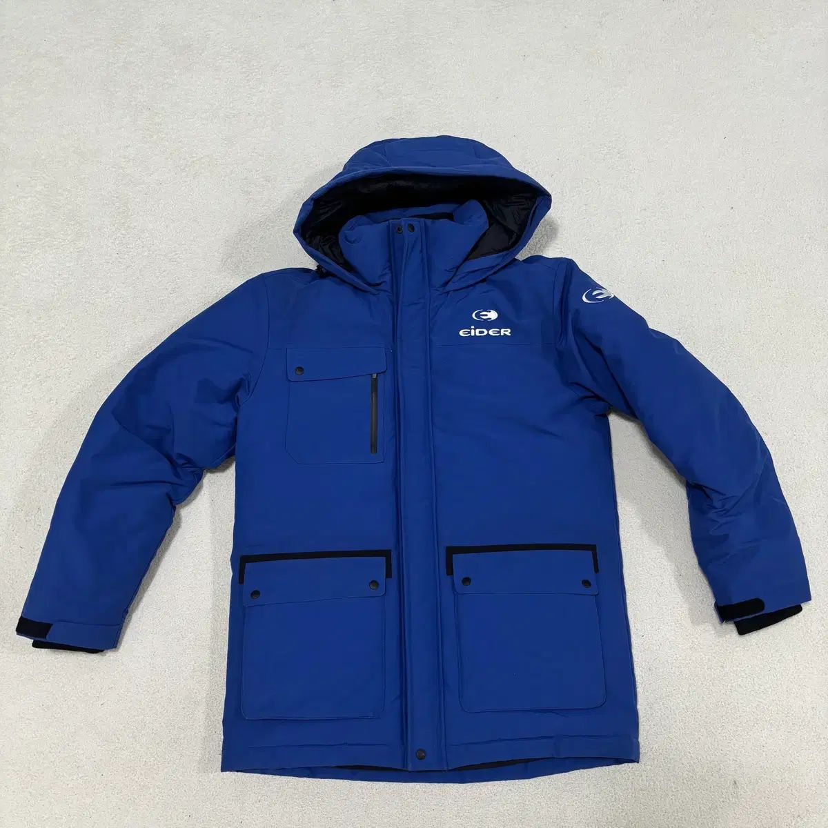 L アイダー ダックダウン フード ダウン ジップアップ ジャケット 0108