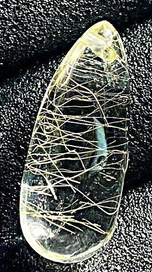 上質EU製☆ROBEAN☆定価135万円☆天然タイチンルチルクォーツ太金針