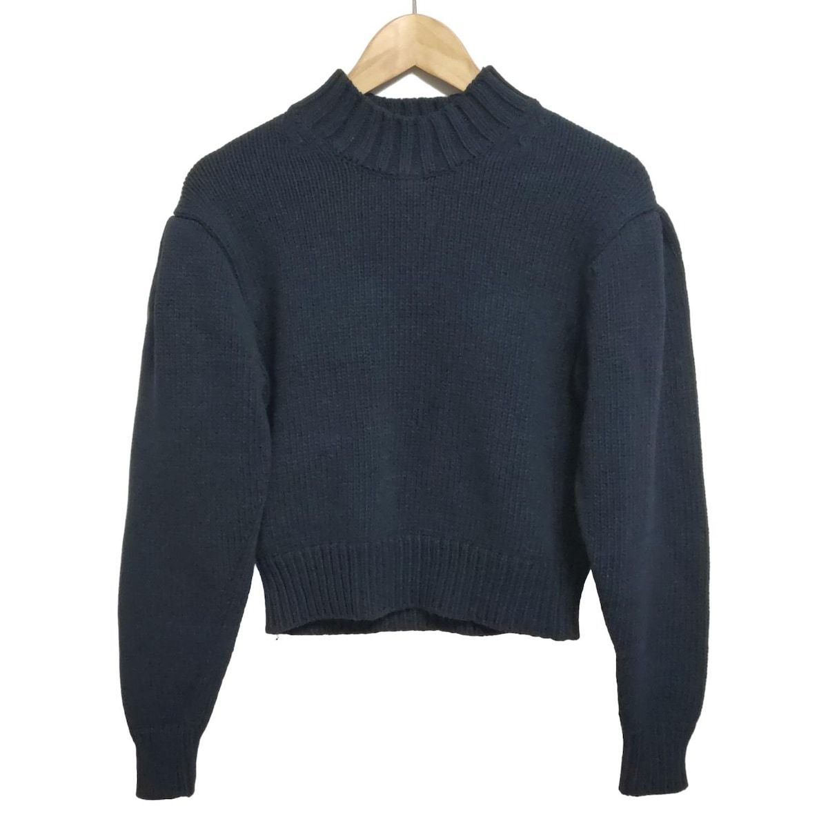 SEVEN TEN by MIHO KAWAHITO セブンテン バイミホカワヒト 長袖セーター サイズS レディース - ネイビー ハイネック