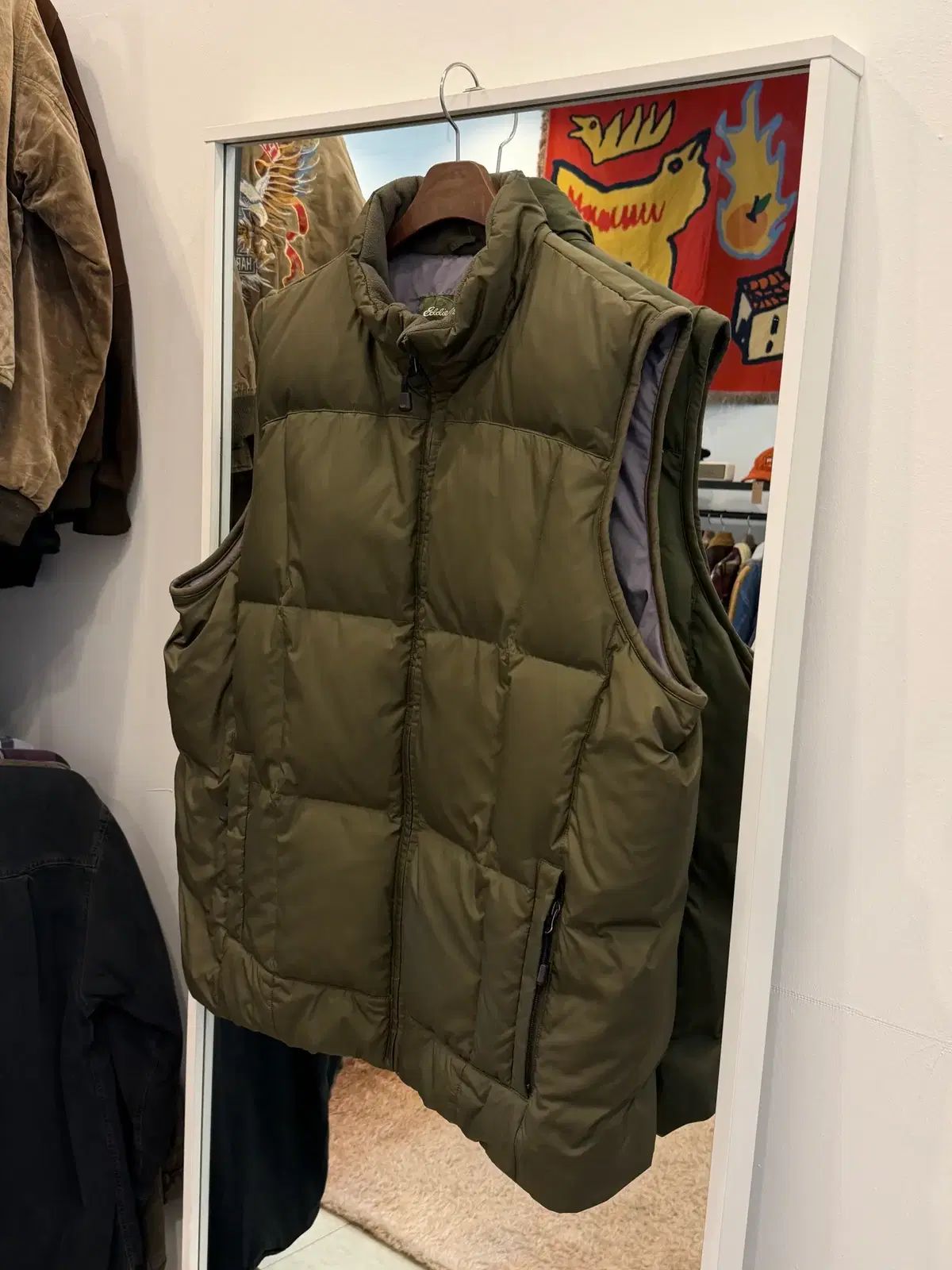 00 s EDDIE BAUER エディー バウアー グースダウン パファー ベスト