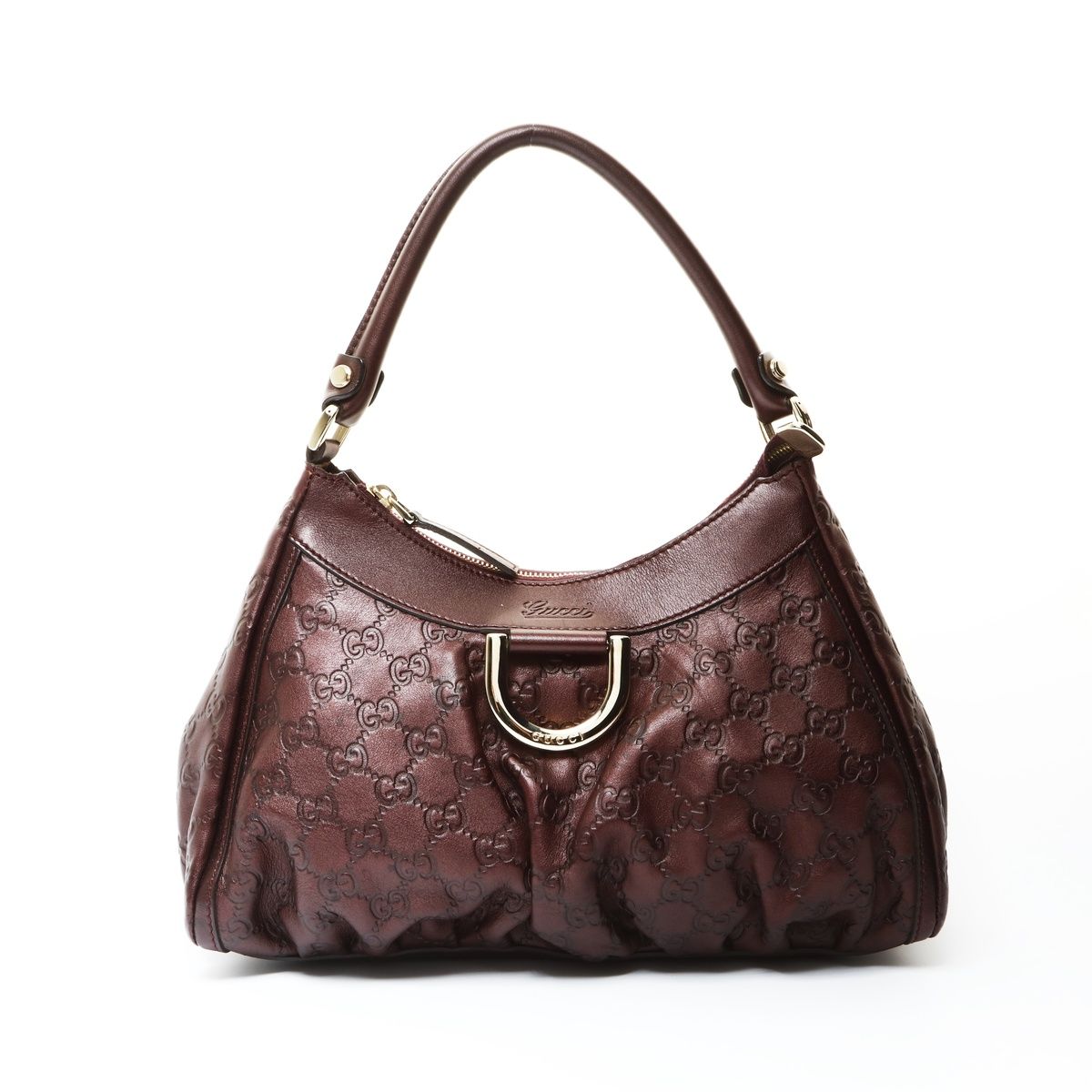 GUCCI グッチ ショルダーバッグ アビー レザー GGシマ