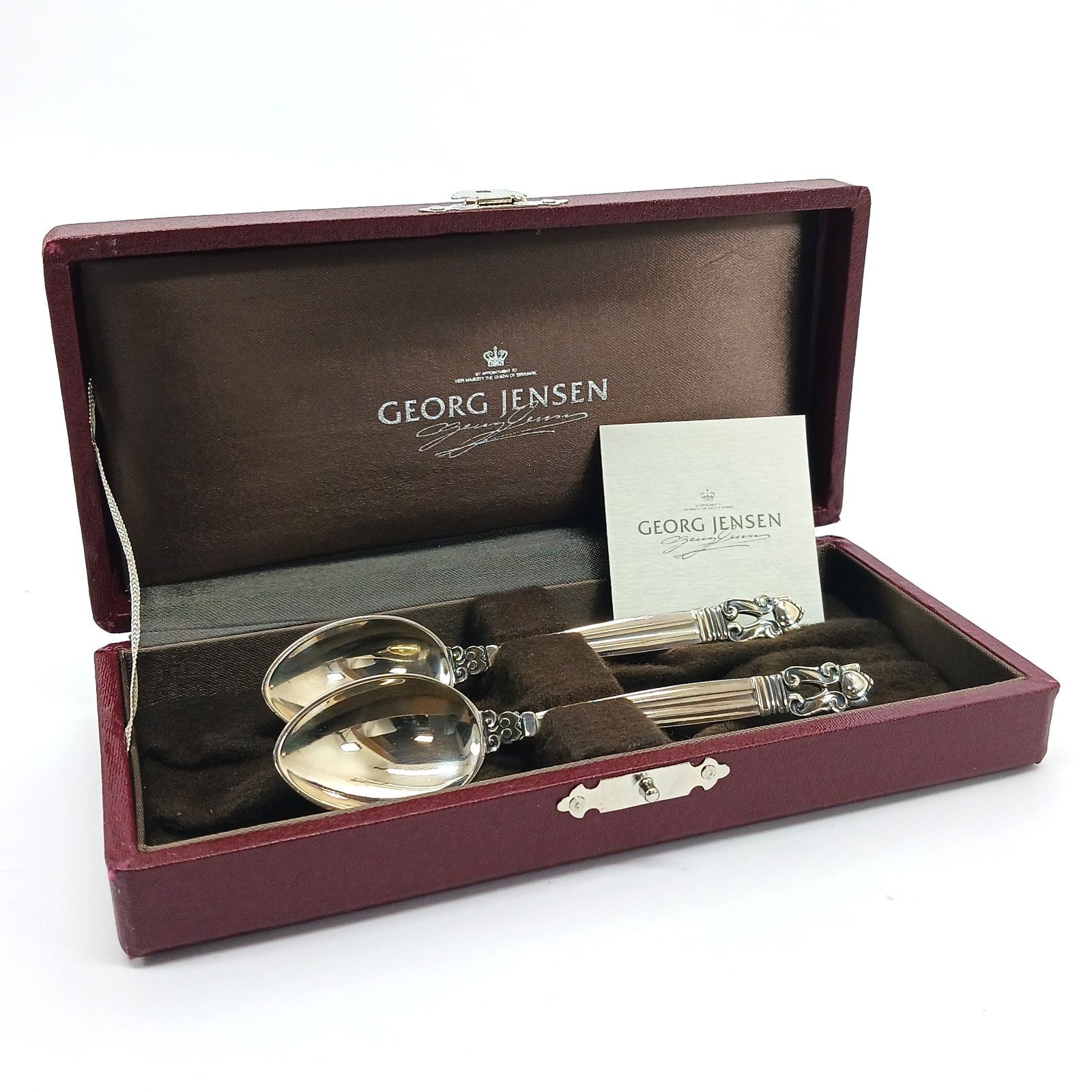 ジョージジェンセン　コンチネンタル　コーヒースプーンペア　シルバー９２５　未使用 楽天市場】ジョージジェンセン コーヒースプーン 4本セット