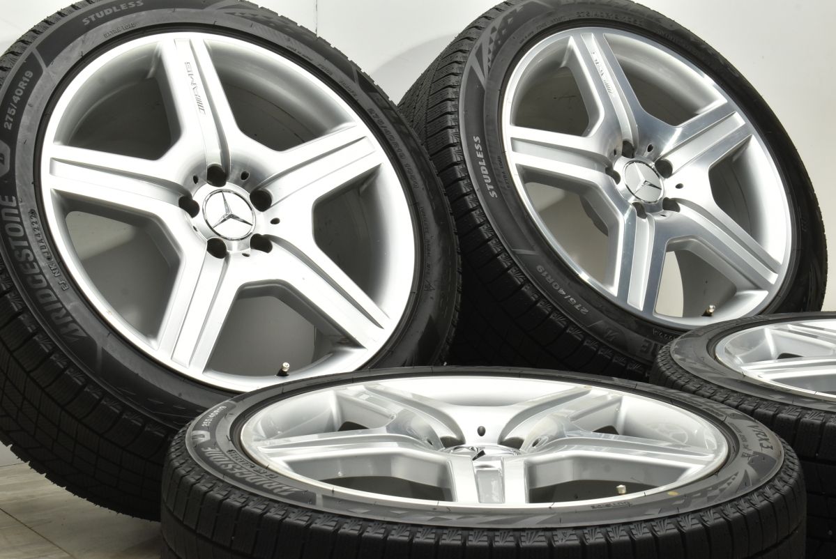 ベンツ W 221 Sクラス 19 in 8.5 J 43 9.5 45 PCD 112 ブリヂストン ブリザック VRX 3 255|40 R 275|40 スタッドレス