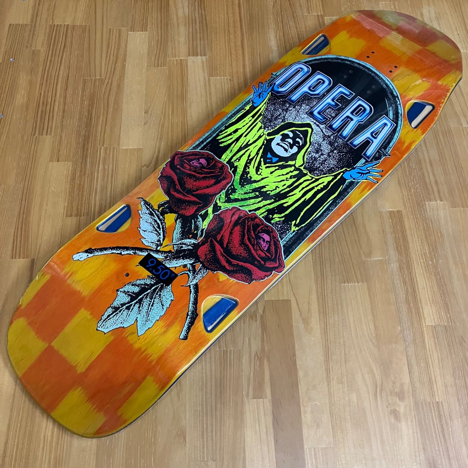 9.5 OPERA デッキ DECK スケートボード オペラ Secret Society EX 7 Yellow Orange イエロー オレンジ