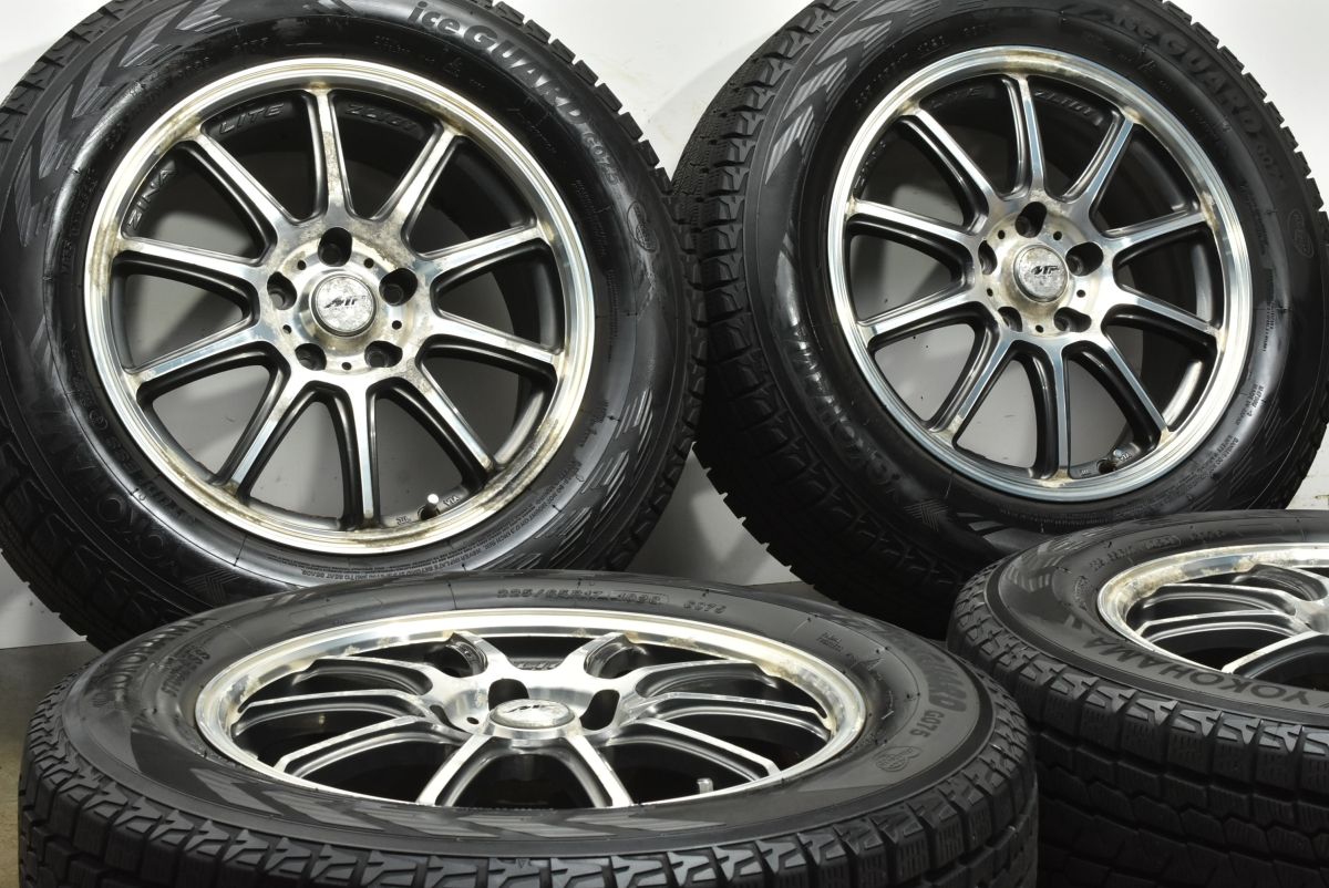 交換用に ZINA LITE ZL 101 17 in 7 J 48 PCD 114.3 ヨコハマ アイスガード G 075 225|65 R CX-5 CX-8 エクストレイル