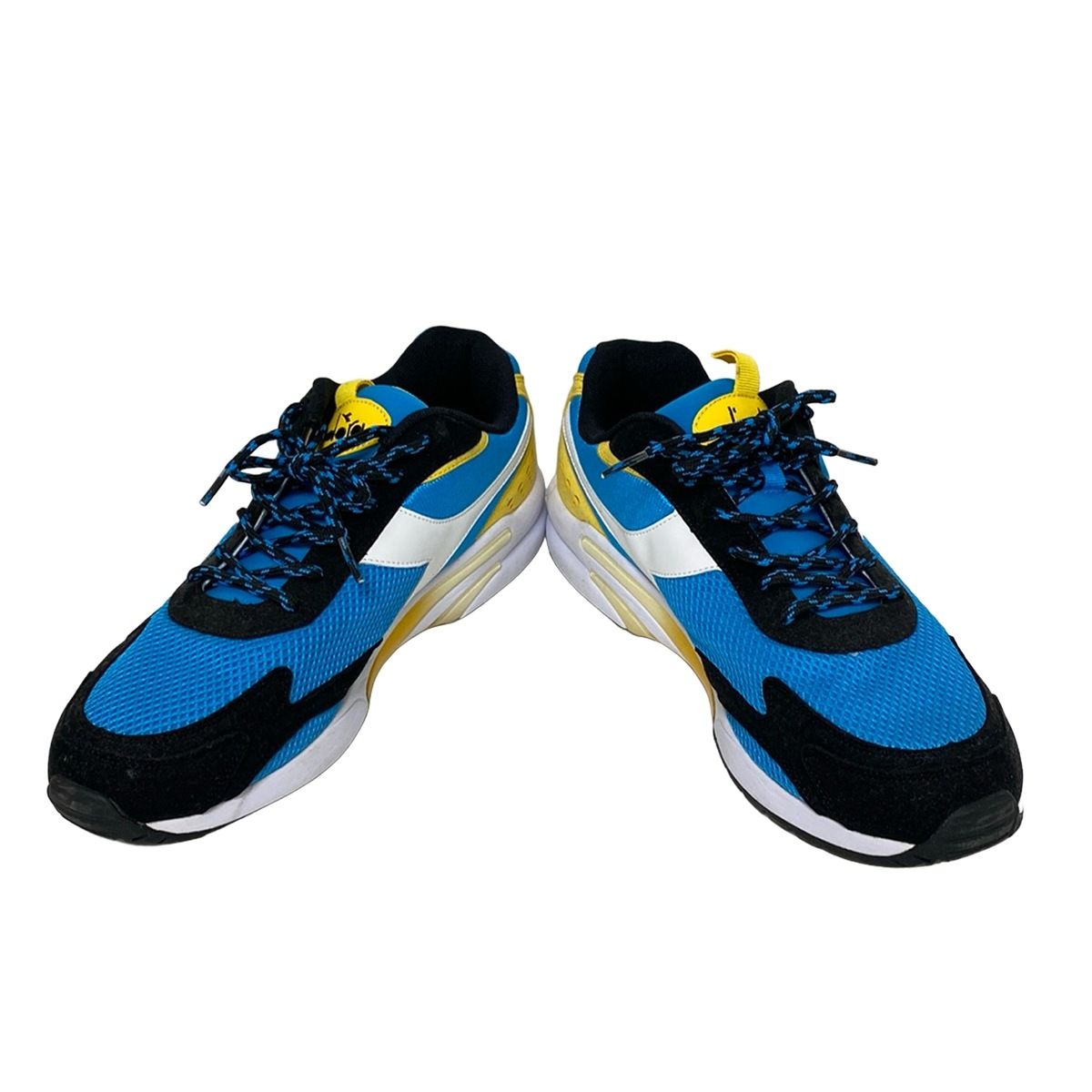 DIADORA ディアドラ スニーカー 28.5 メンズ - ライトブルー×白×マルチ メッシュ レザー