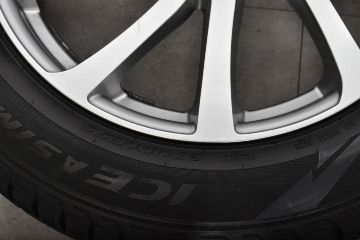  バリ溝 ティラード 18 in 7.5 J 38 PCD 114.3 アシンメトリコ 225|60 R レクサスNX ハリアー RAV 4 CX-5 CX-8 レガシィアウトバック 18インチ タイヤ ホイールセット