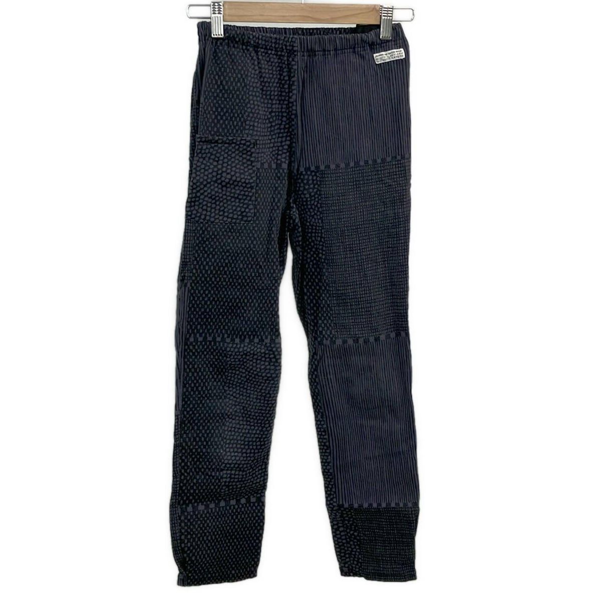 SOU ソウソウ パンツ サイズM レディース - ライトパープル×黒 フルレングス|ストライプ|ドット柄