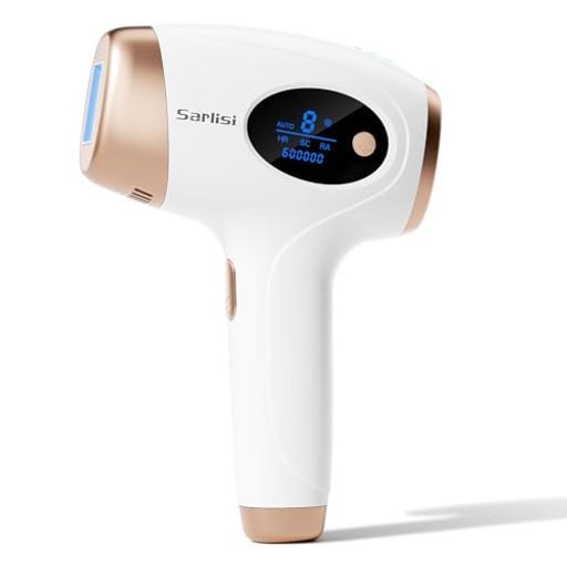 Sarlisi脱毛器無痛脱毛自動照射60万発9段階全身適用vio対応家庭用男女兼用ipl光脱毛器髭だつもうき脱毛器メンズサーリシ光美容器WhiteAi 01