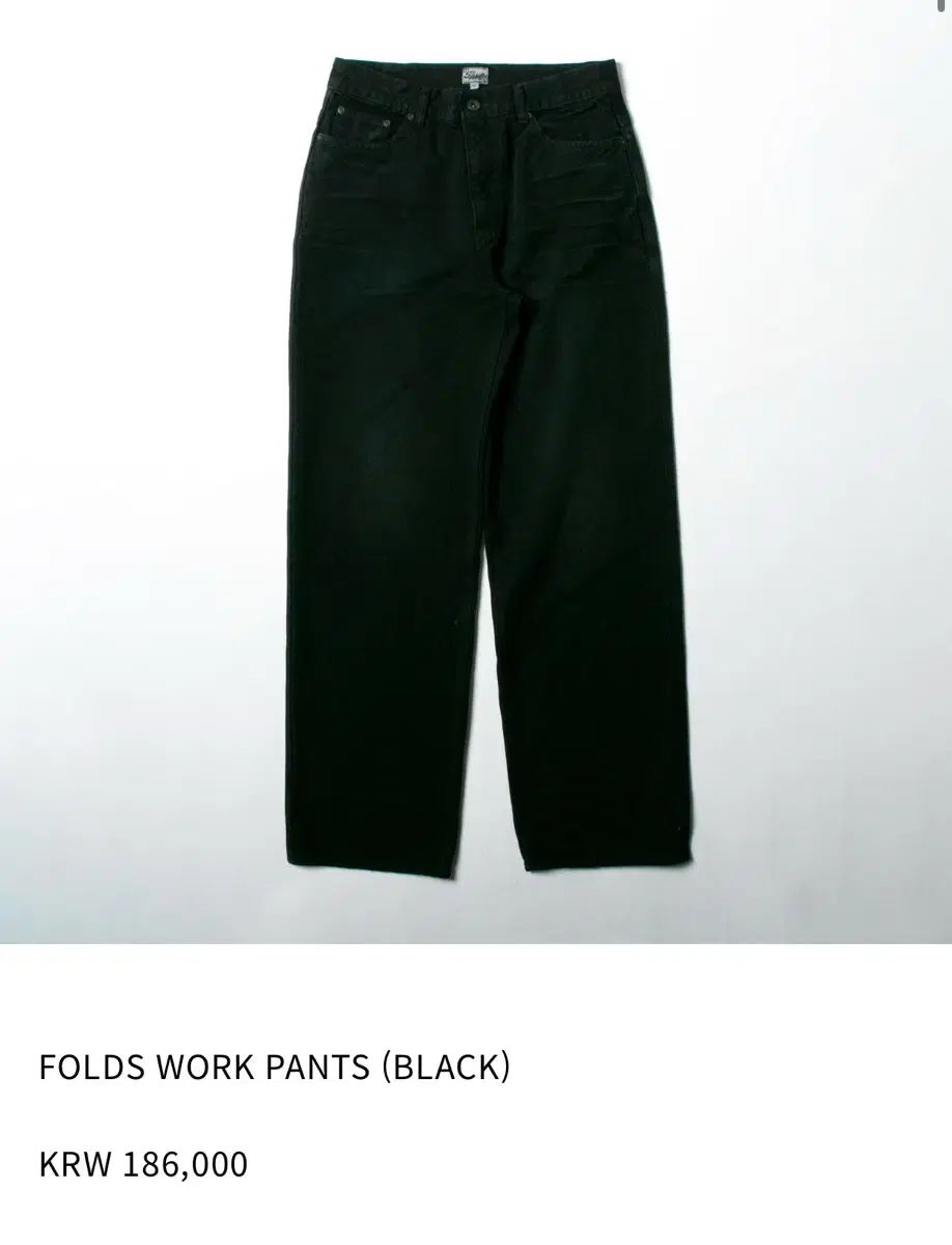 ティルレイト FOLDS WORK PANTS BLACK