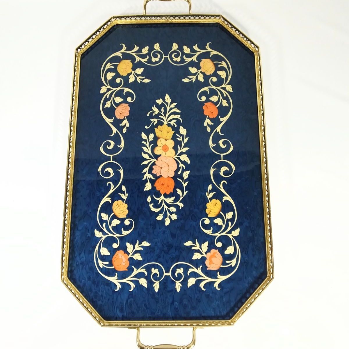 イタリア輸入コレクション Italy import collection 象嵌細工 トレー