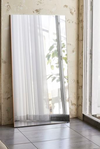 リフェクス割れない軽量ミラー幅80 x高さ150 cmスリムエッジ シャンパンゴールドRRM-6|SG 日本製