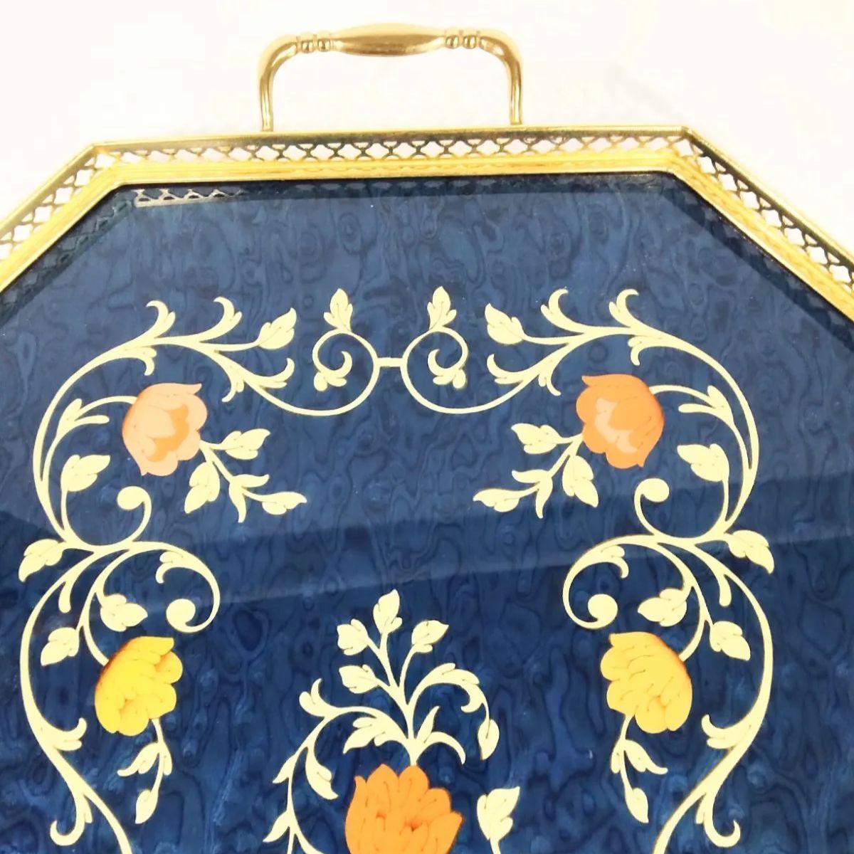 イタリア輸入コレクション Italy import collection 象嵌細工 トレー