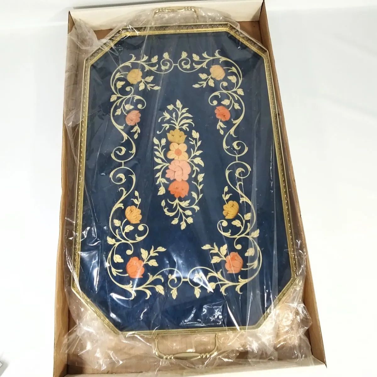 イタリア輸入コレクション Italy import collection 象嵌細工 トレー