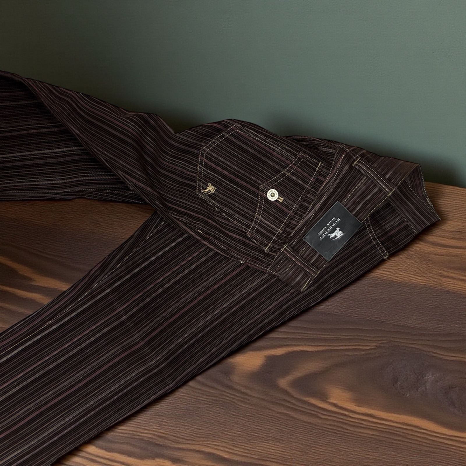 BURBERRY BLACK LABEL パンツ コーデュロイ ストライプ - メルカリ