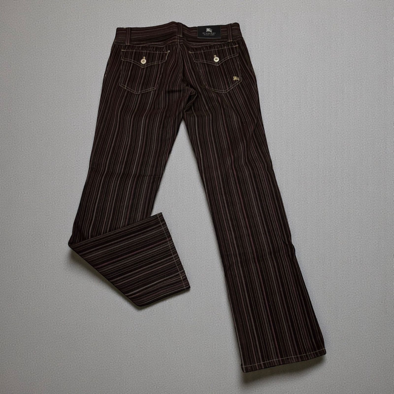 BURBERRY BLACK LABEL パンツ コーデュロイ ストライプ - メルカリ