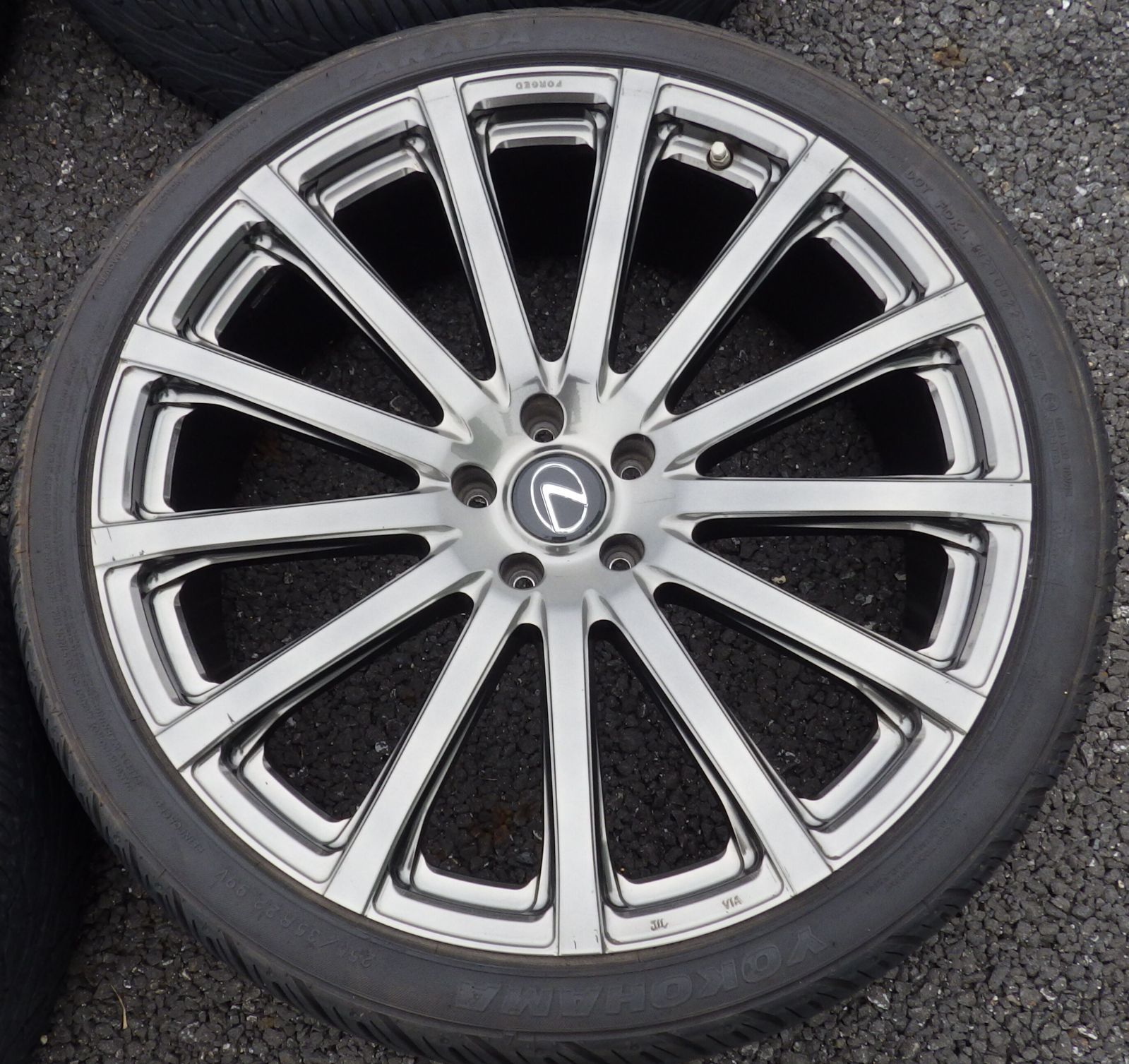 D1640 LEXUS レクサス RX Fスポーツ 純正オプション TRD 鍛造品 22 