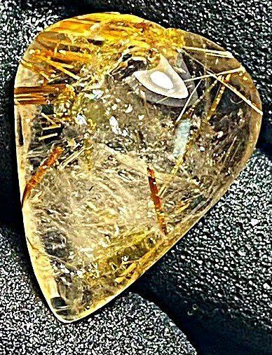 上質EU製☆ROBEAN☆定価135万円☆天然タイチンルチルクォーツ太金針