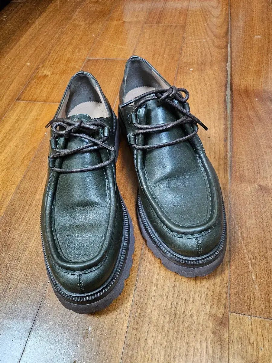 Ferragamo チャンキー ソール モカシン ダービーシューズ size 8