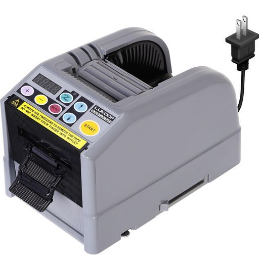 電動テープカッターマスキングテープカッター自動テープカッターテープディスペンサーオートテープカッター業務用大巻|小巻両用テープ長さ設定 コンパクト設計物流保管梱包用工…