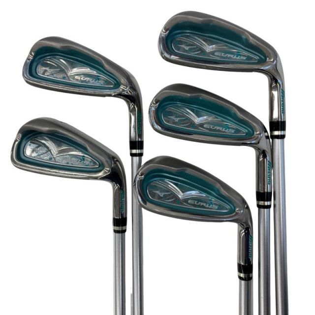 美品　レディース アイアンセット　MIZUNO EURUS 5本　フレックスL ミズノ EURUS アイアン レディース フレックスL 5本セット 初心者