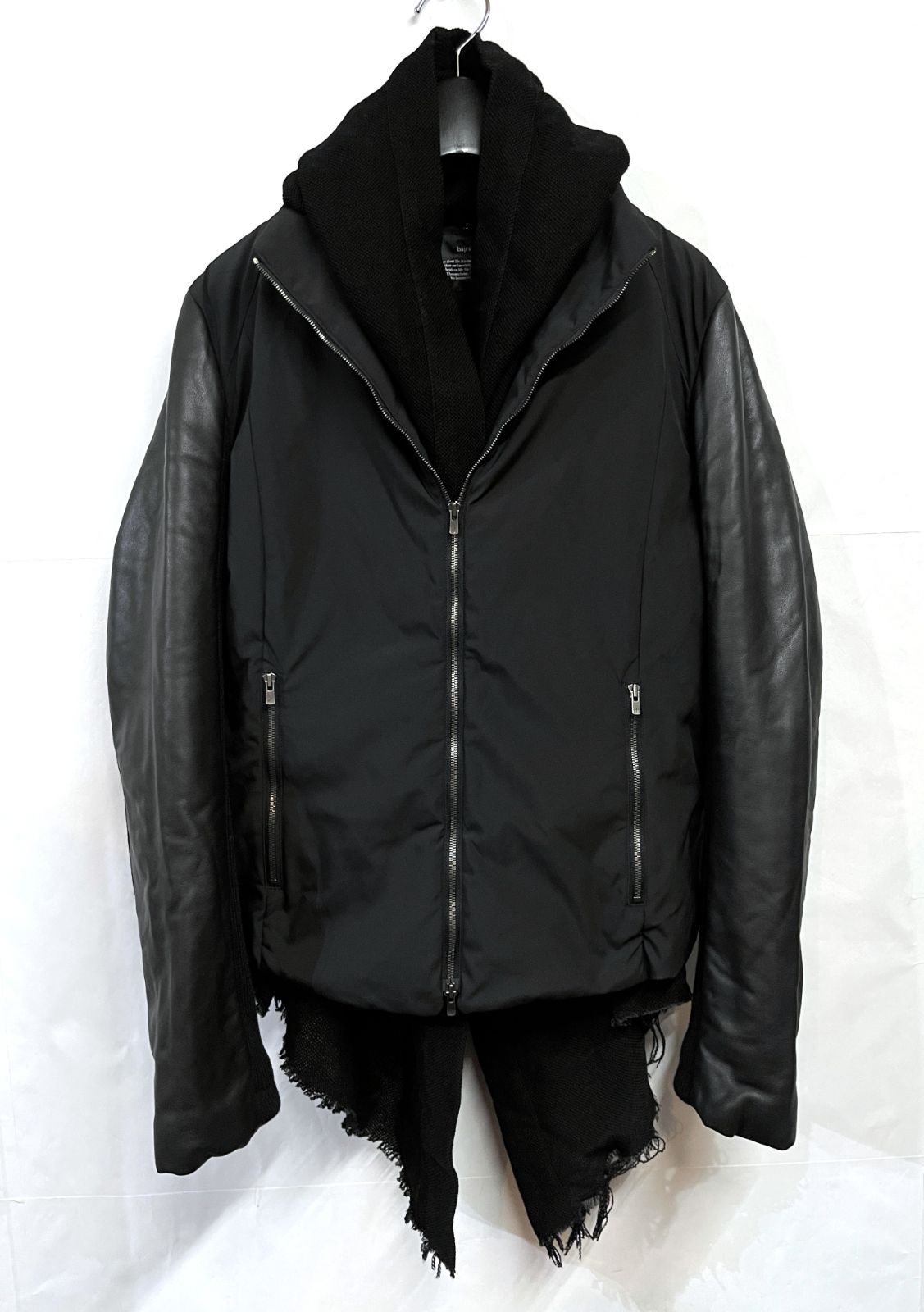 美品/Lサイズ✨bajra バジュラ ラムレザージャケット パンチング加工 黒 美品/Lサイズ✨bajra バジュラ ラムレザージャケット パンチング加工