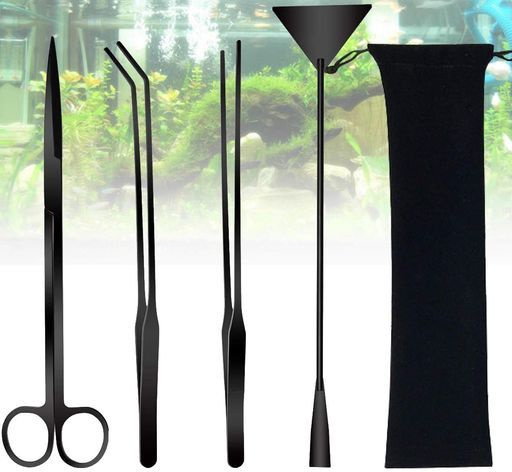 Odowalker水草トリミング水草ハサミ4点セットアクアリウムトリミング