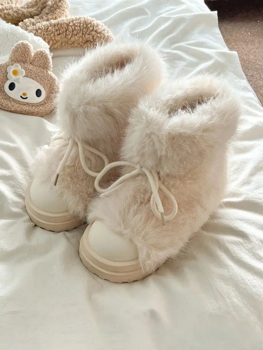 ギャルスタイル スノウ ファー ブーツ 235