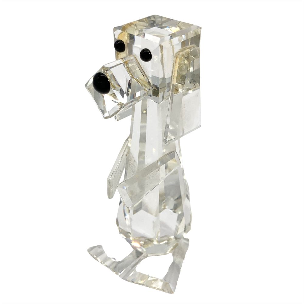 スワロフスキー SWAROVSKI 犬 ビーグル オブジェ 置物 7635 クリア